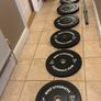 Olympic Bumper Weight Plates And 7 Foot Olympic Barbell Image 2