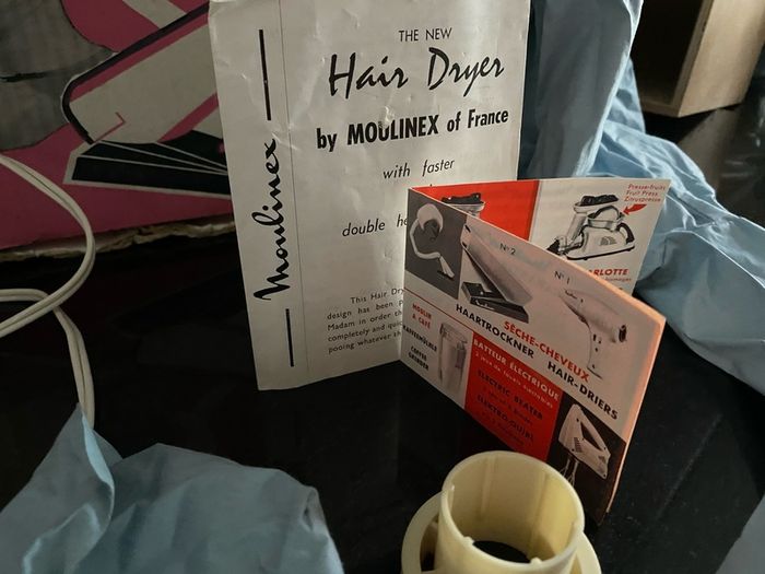 vintage 70s hairdryer retro cool