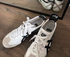 Onitsuka Tiger Mexico 66 trainers size UK 5.5 white black