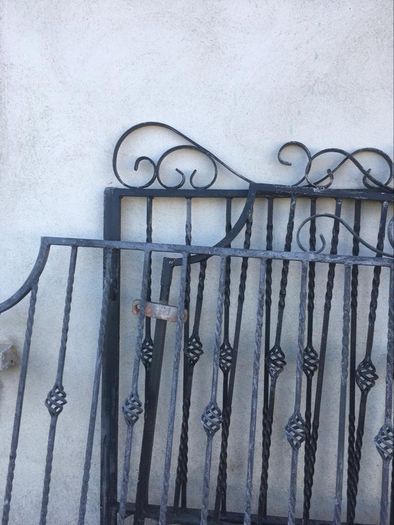 Solid Wrought Iron original gates