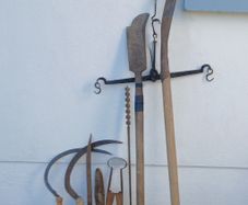 antique farm implements