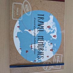 Travel memories notebook