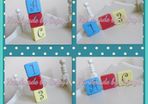 Unisex Nursery ABC 123 Baby Blocks