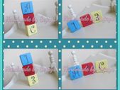 Unisex Nursery ABC 123 Baby Blocks