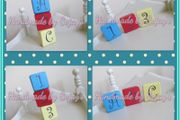 Unisex Nursery ABC 123 Baby Blocks