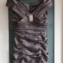 CACHET charcoal ruched bodycon Sz 10 - Rrp 179 (New) Image 4