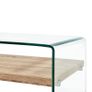 Coffee Table Clear 98x45x31 cm Tempered Glass Image 4
