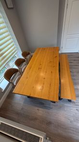 Dining table and Bench