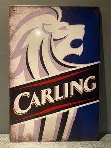 Carling Beer Tin Metal sign
