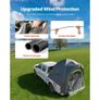 Pickup Truck Tent, Fit 5.5-6.0 ft Truck Tents for Camping, Waterproof PU2000mm 2-3 Person Sleeping Truck Bed Tent with Double Layer Design Windows Image 5