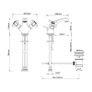 GoodHome Etel Traditional Basin Mixer Tap brand new Image 7