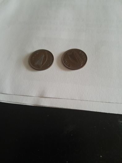 two irish farthing