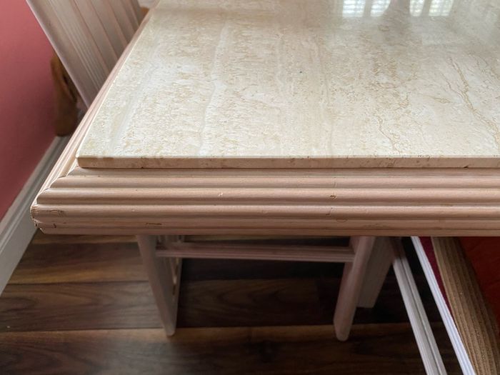 Marble Dinning Table + 8 Chairs