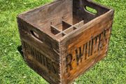 Vintage Wooden R. Whites Lemonade Crate