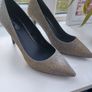 New Womens Metallic Heels Size 6 Image 10