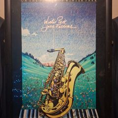 Original 1991 Winter Park Jazz Festival Poster signed by the Artist