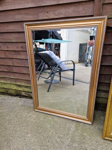 Heavy bevelled  mirror