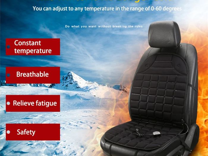 12V Car Heated Seats Winter Seat Heater Car Seat Heating Cushion Covers Car Electric Heated Seat Car Styling Winter Pad Cushions