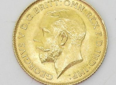 Half sovereign 1925 gold coin