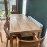 Beautiful solid oak table and chairs Image 3