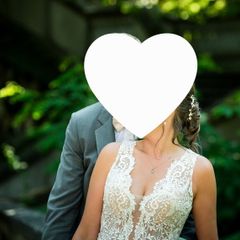 Beautiful champagne wedding dress 850