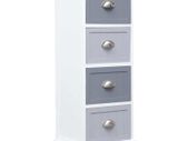 Side Cabinet 35x30x90 cm Paulownia Wood