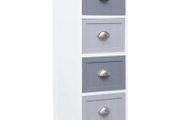 Side Cabinet 35x30x90 cm Paulownia Wood