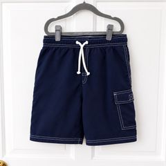 Boys navy swim shorts age 10