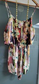 Oh My Love Floral Playsuit Sz M (Fit 10UK) - Bnwt 25 Sterling