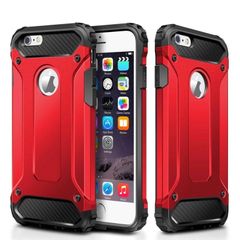 Hybrid Red Armour Case for iPhone 7, iPhone 8, iPhone SE 2020, Back Cover