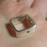 Original Sterling Silver Square Ring Image 5
