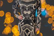 Patterned dress women