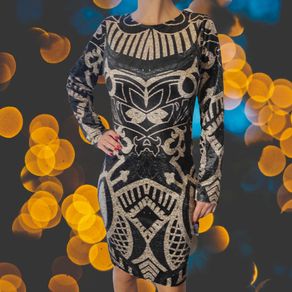 Patterned dress women