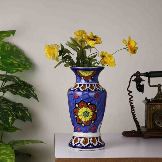 Handmade and Hand Painted Ceramic Flower Vase | Warehouse Clearance | Massive Discount | Bargain price
