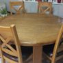 Oak Dining Table & chairs Image 2