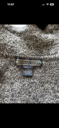 Grey wool jacket size 10