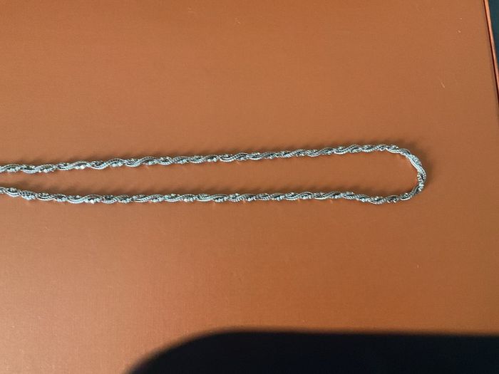 Vintage Sphere Bead Links Silver necklace 925