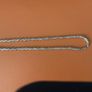 Vintage Sphere Bead Links Silver necklace 925 Image 3