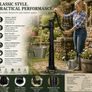 Vintage Cast Iron Hand Water Pump with Stand 20ft 6m Pumping Depth Image 3