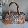 DKNY Brown / Tan Handbag with Leather Image 2