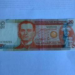 Rare Phillipines Banknote - 20 Piso
