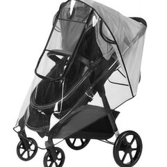 Universal Rain Cover for pushchair/buggy with large rigid window