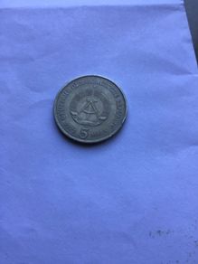 Rare 1971 East German 5 Mark coin