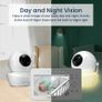 Babysense V43: Video Baby Monitor with 2 Cameras, Non Wifi, Split Screen & Night Light Machine Image 7