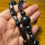 Vintage Beaded Black Necklace. Image 3