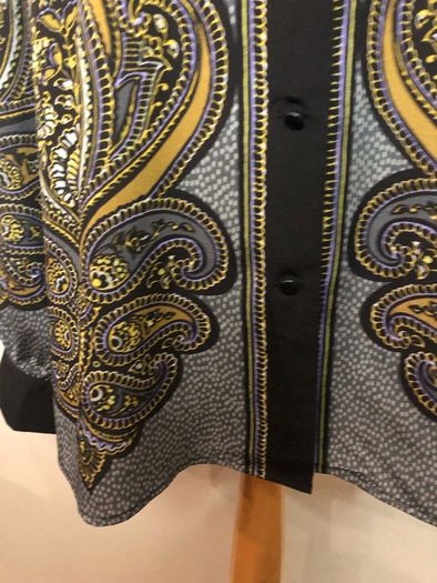 Bob Mackie paisley blouse (XL)
