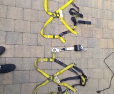 Complete Fall Protection Kit EN 360 2002 Fall Arrester and 2 of EN 361 2002 P35 Harnesses