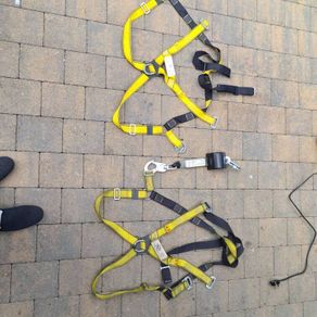 Complete Fall Protection Kit EN 360 2002 Fall Arrester and 2 of EN 361 2002 P35 Harnesses