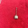 Old silver salt spoon Image 2