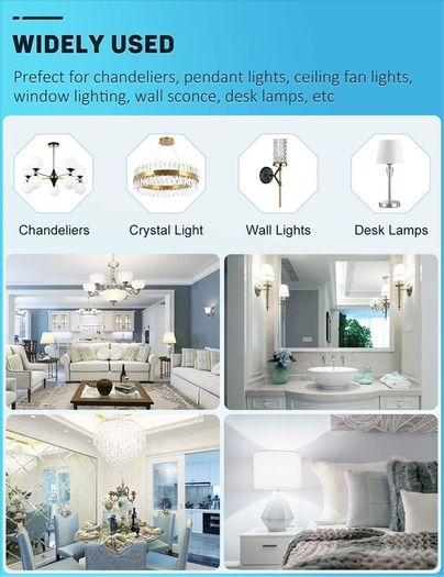 G9 Led Bulbs Cool White, 5W, 500LM, 6000K, Equivalent to 50W Halogen, Non-Dimmable Energy Saving Light Bulb for Home Lighting Decor, Chandelier, Wall Light, Crystal Lamp-5 Packs [Energy Class E]